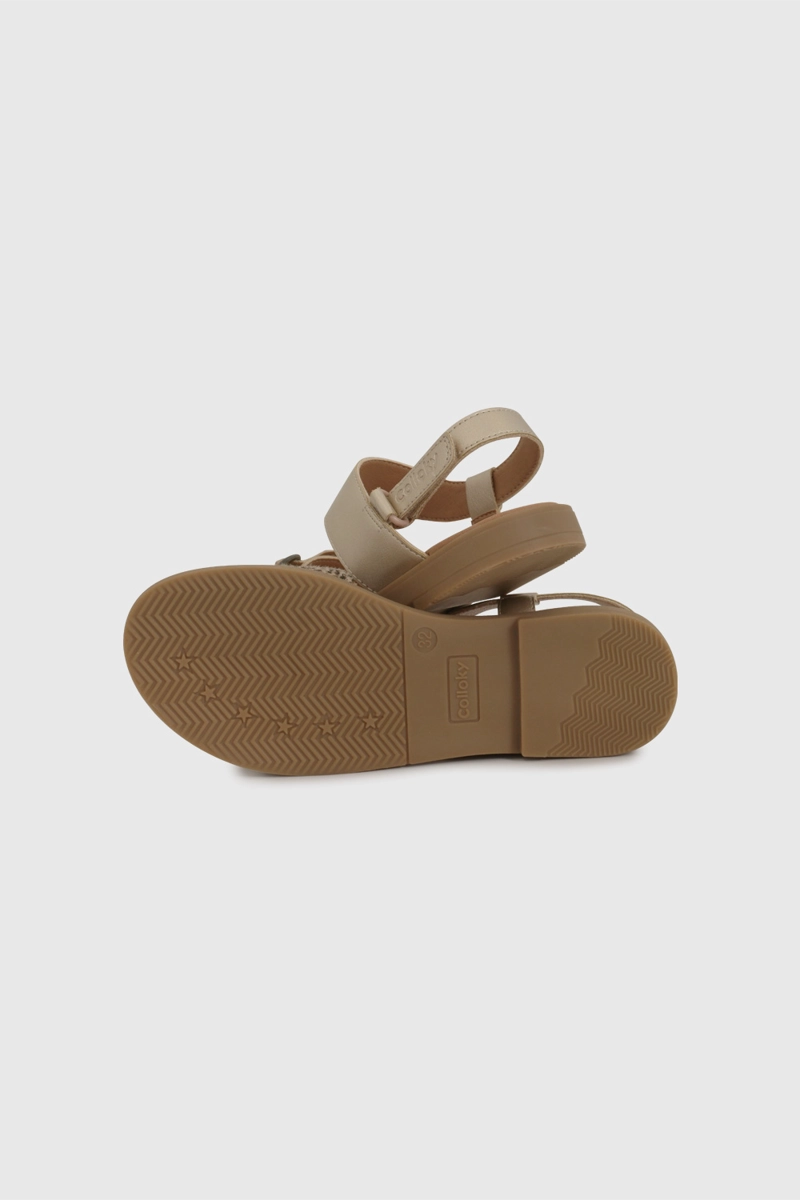 SANDALIA NIÑA 58076 DORADO COLLOKY - 3
