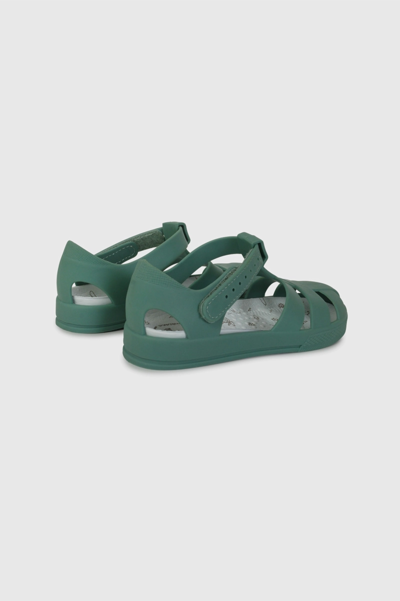 SANDALIA CANGREJERA DE AGUA VERDE DE CAMINANTE TALLA 21 A 27 - 5