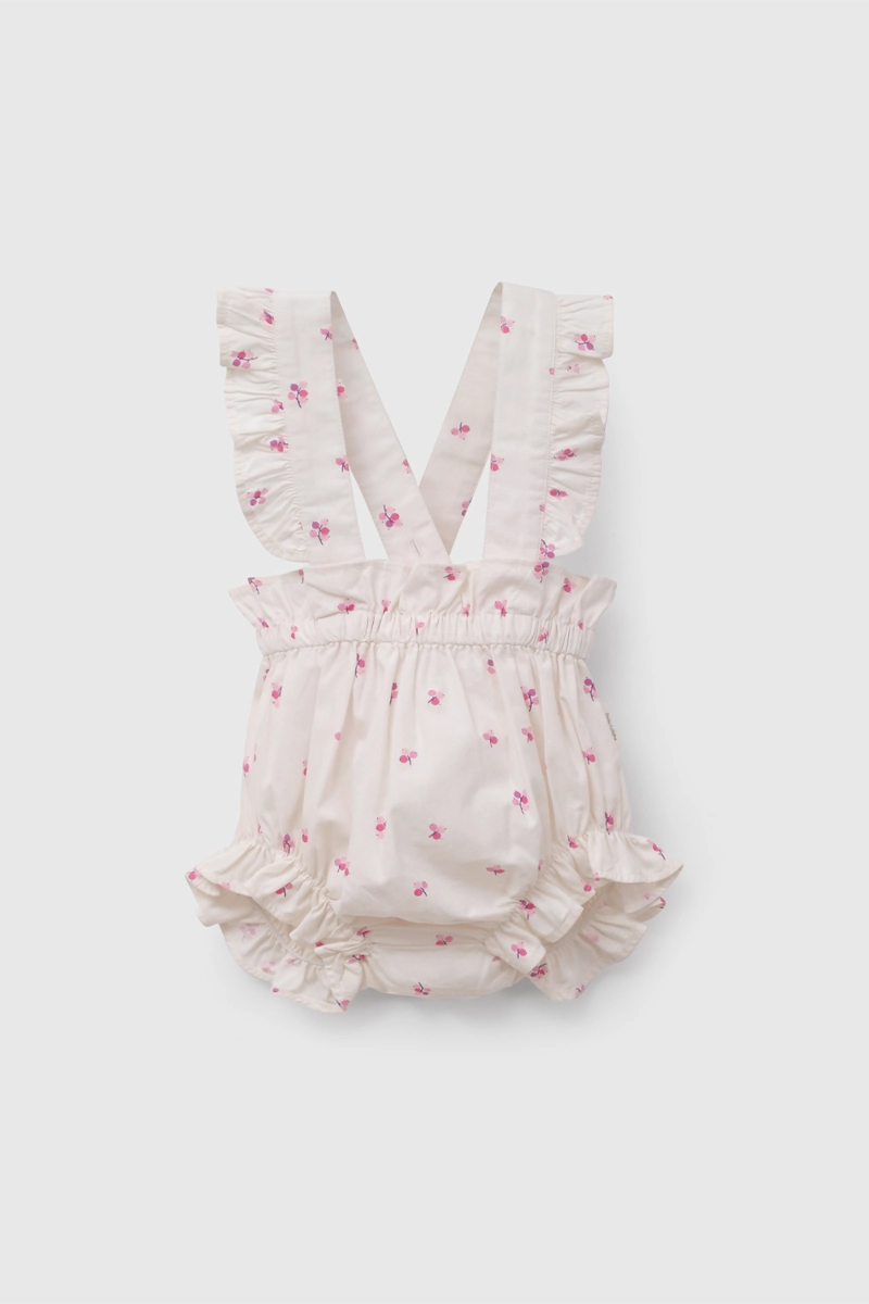 CONJUNTO BLANCO FLORES DE BEBE  DE NEW BORN TALLA 0/3 M A 09/12M - 2