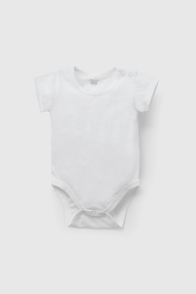CONJUNTO BLANCO FLORES DE BEBE  DE NEW BORN TALLA 0/3 M A 09/12M - 3