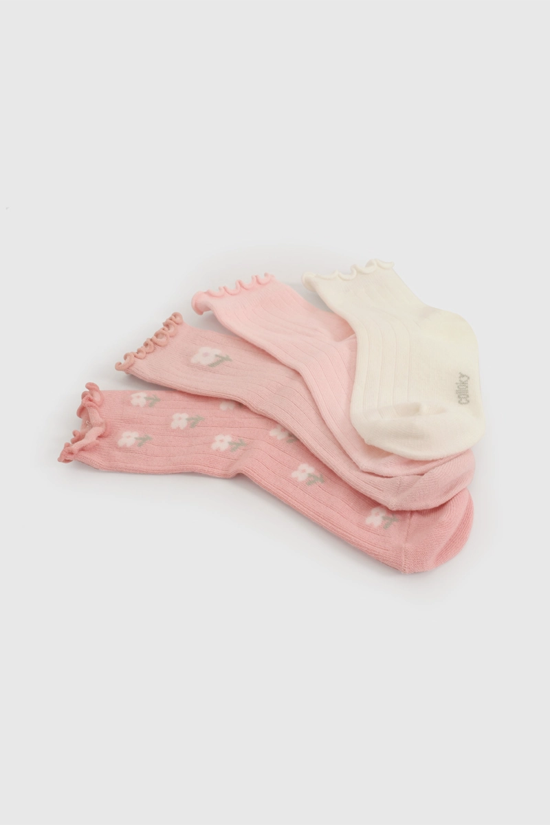 CALCETIN NIÑA 57753 ROSADO COLLOKY - 2