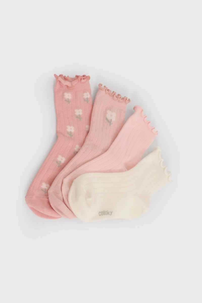 CALCETIN NIÑA 57753 ROSADO COLLOKY - 3
