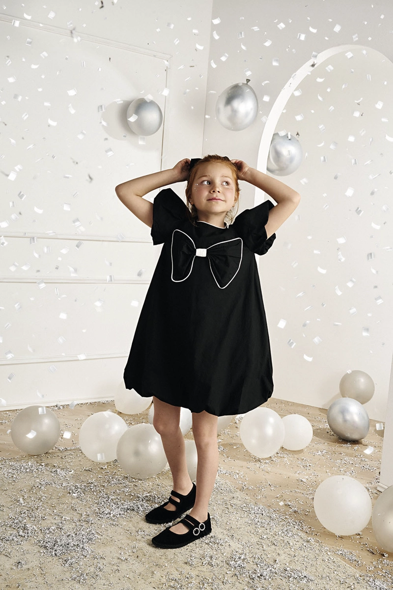 VESTIDO NIÑA  NEGRO COLLOKY - 2
