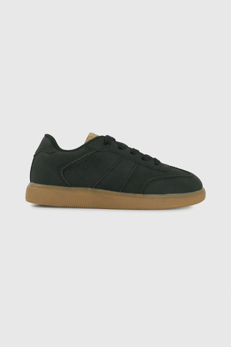 ZAPATILLA LIFESTYLE NEGRA UNISEX CAÑA BAJA CON CORDON - 2