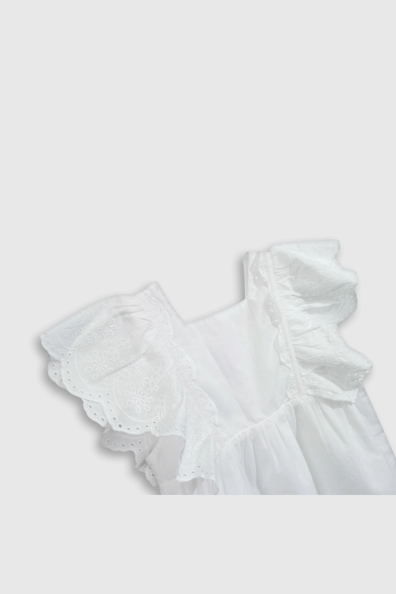VESTIDO NIÑA  BLANCO COLLOKY - 3