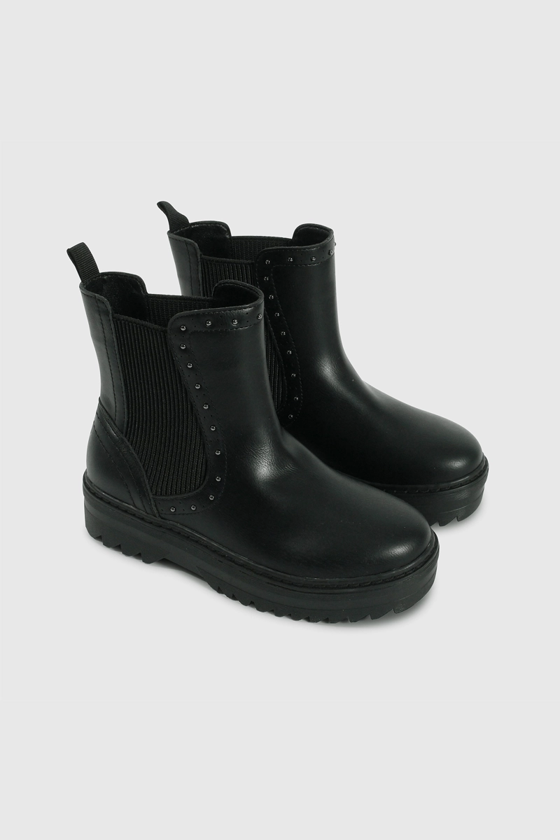 BOOTIE NIÑA 56061 NEGRO COLLOKY - 1