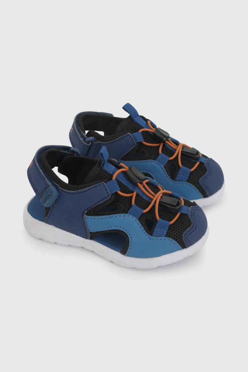 SANDALIA OUTDOOR AZUL DE CAMINANTE CON VELCRO TALLA 21 A 27 - 1