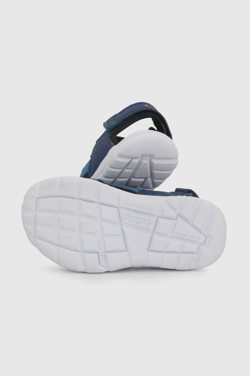 SANDALIA OUTDOOR AZUL DE CAMINANTE CON VELCRO TALLA 21 A 27 - 3