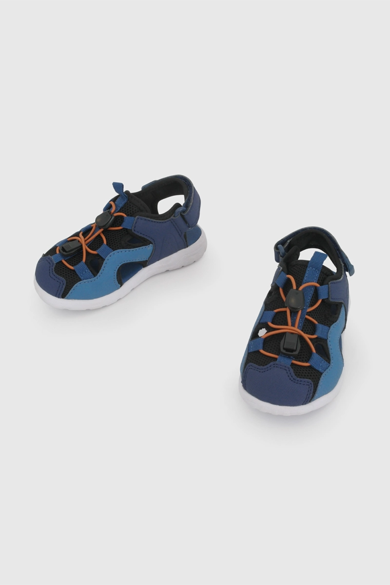 SANDALIA OUTDOOR AZUL DE CAMINANTE CON VELCRO TALLA 21 A 27 - 4