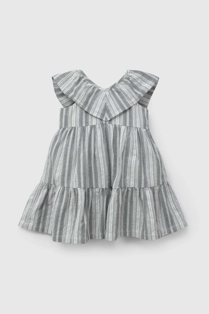 VESTIDO BORDADO DE NIÑA INFANTIL TALLA 3/6 M A 24M/36 M - 1