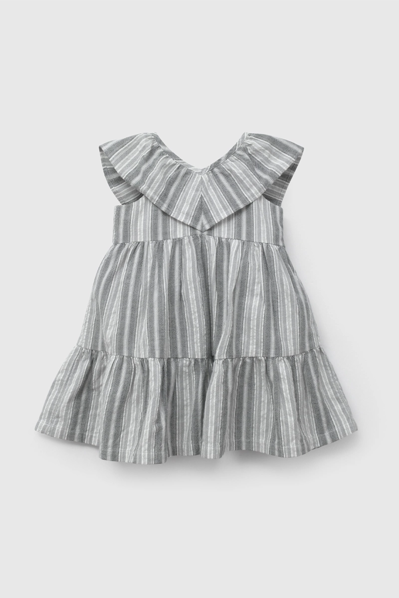 VESTIDO BORDADO DE NIÑA INFANTIL TALLA 3/6 M A 24M/36 M - 1