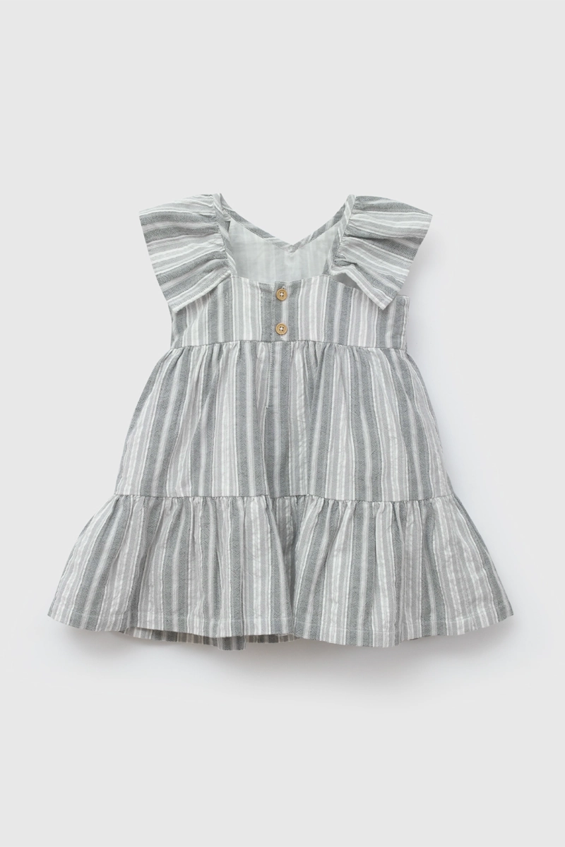 VESTIDO BORDADO DE NIÑA INFANTIL TALLA 3/6 M A 24M/36 M - 2