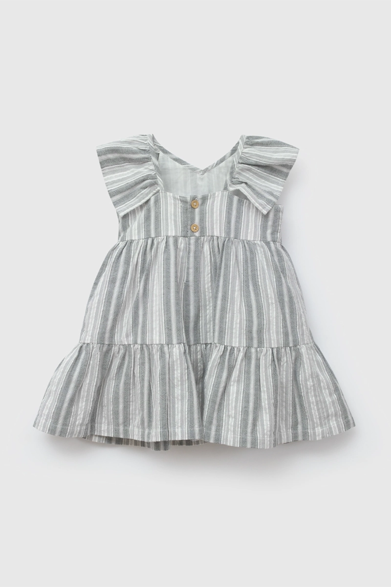 VESTIDO BORDADO DE NIÑA INFANTIL TALLA 3/6 M A 24M/36 M - 2