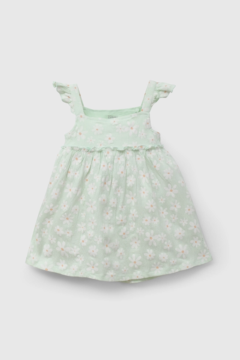 VESTIDO NIÑA 58269 VERDE COLLOKY - 1