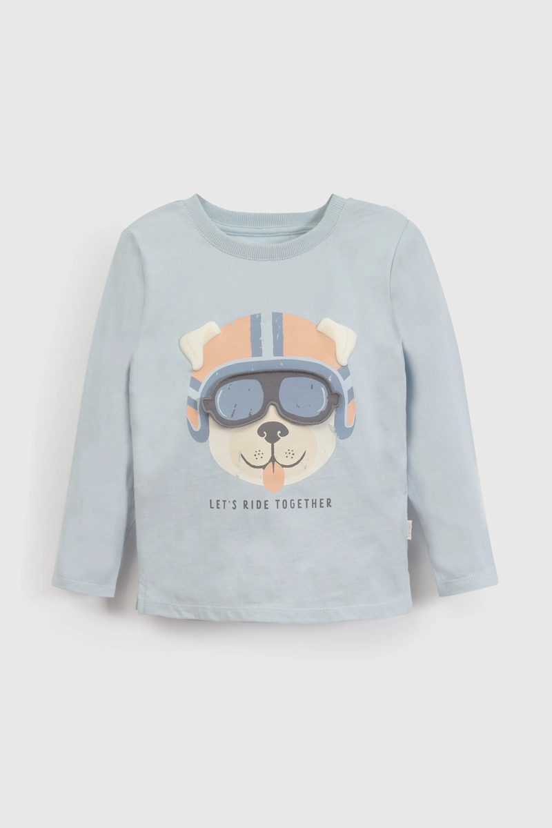 POLERA NIÑO 57649 CELESTE COLLOKY - 1