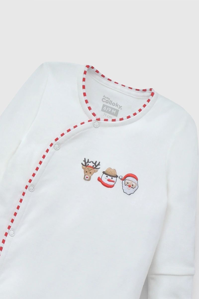 OSITO GAMUZA NAVIDAD UNISEX DE BEBE  DE NEW BORN TALLA 0/3 M A 12/24M - 3