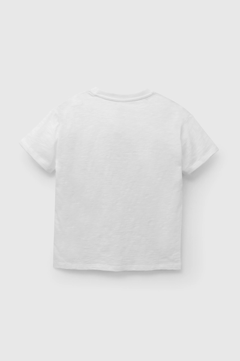 POLERA BLANCA SURF DE NIÑO TALLA 3 A 12 AÑOSS - 3