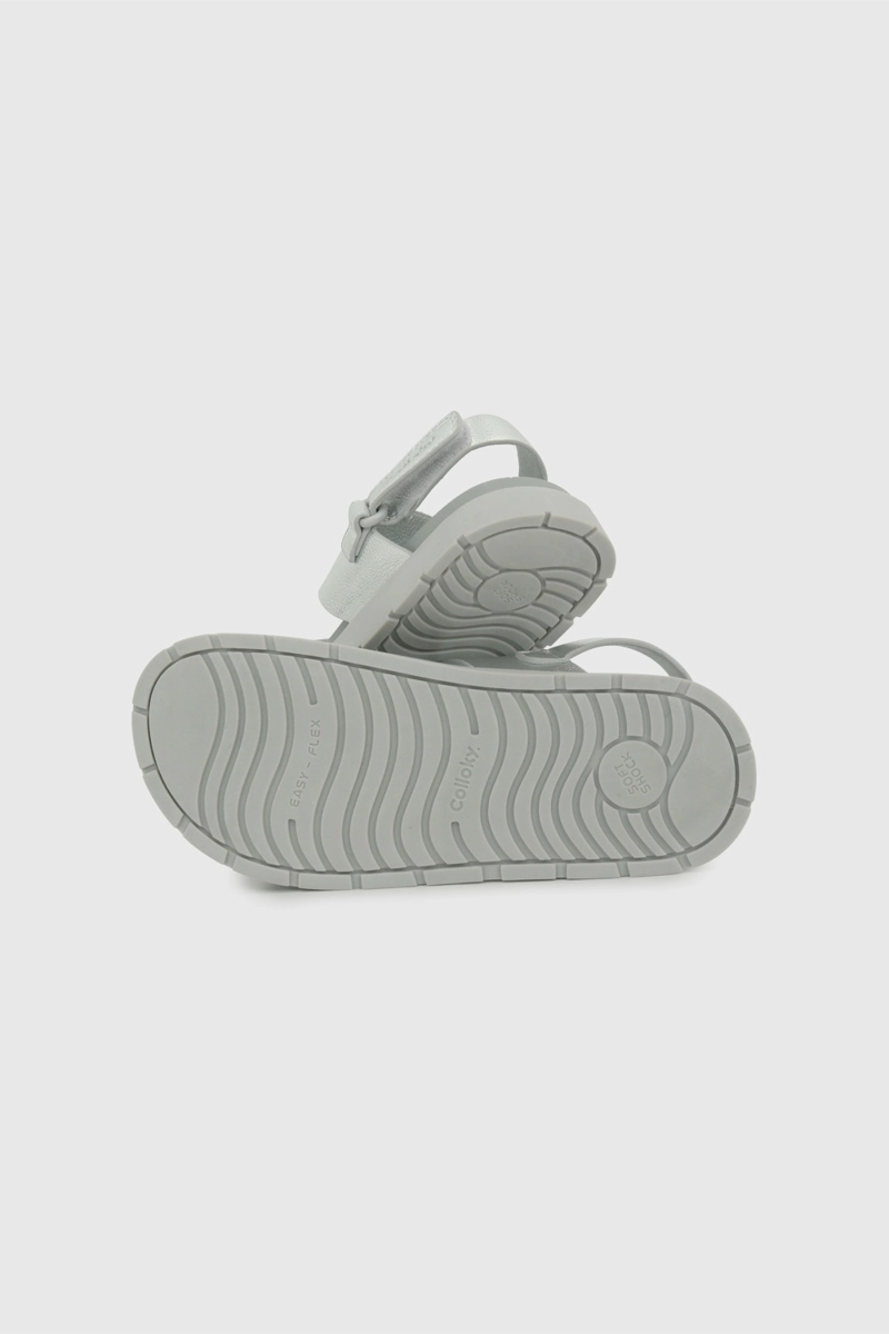 SANDALIA NIÑA 58078 PLATEADO COLLOKY - 3