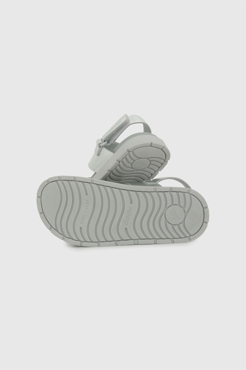 SANDALIA NIÑA 58078 PLATEADO COLLOKY - 3