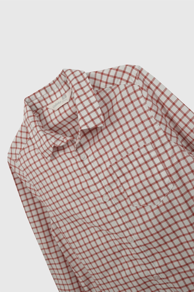 CAMISA NIÑO 57614 ROJO COLLOKY - 3