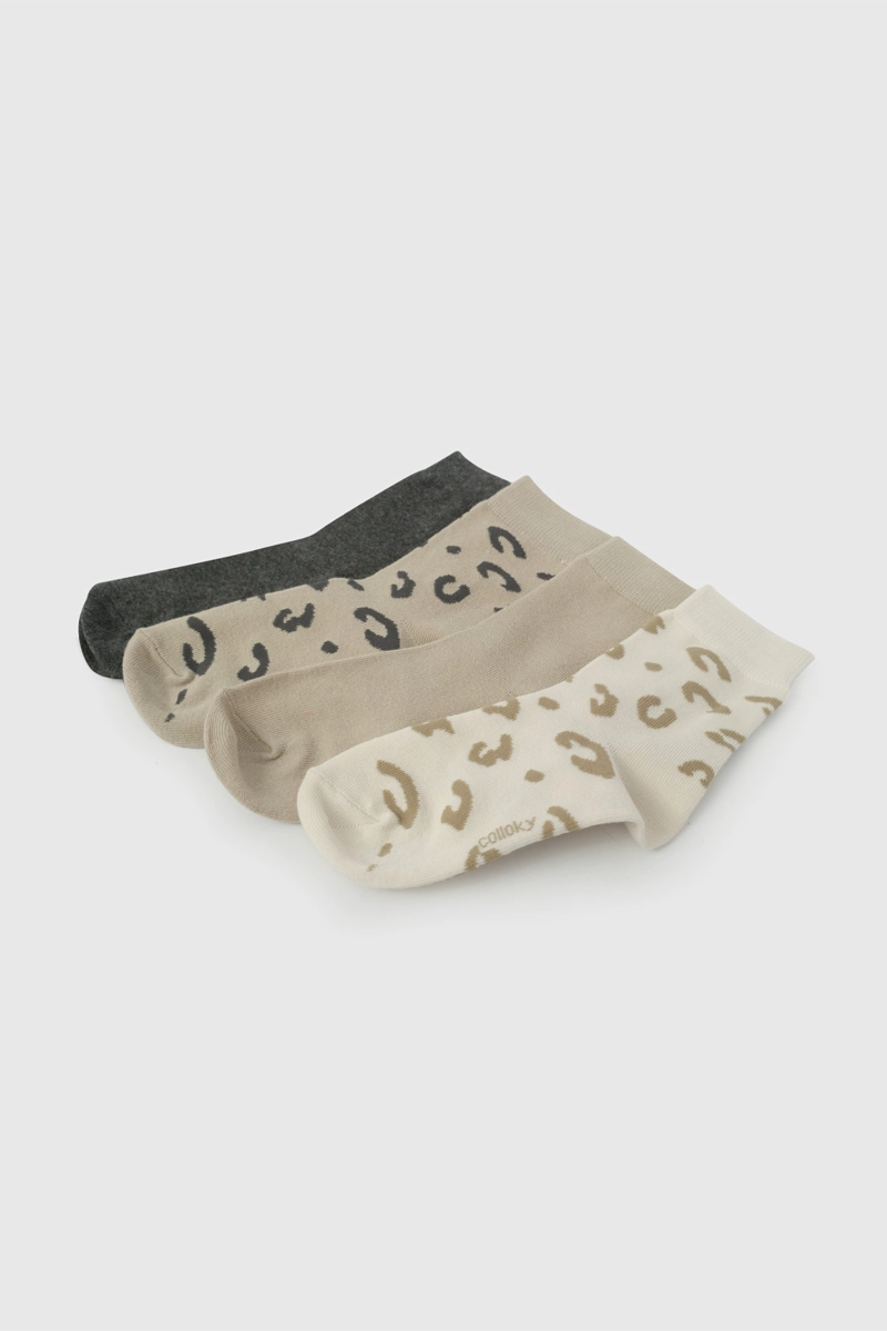 CALCETIN NIÑA 57110 BEIGE COLLOKY - 2