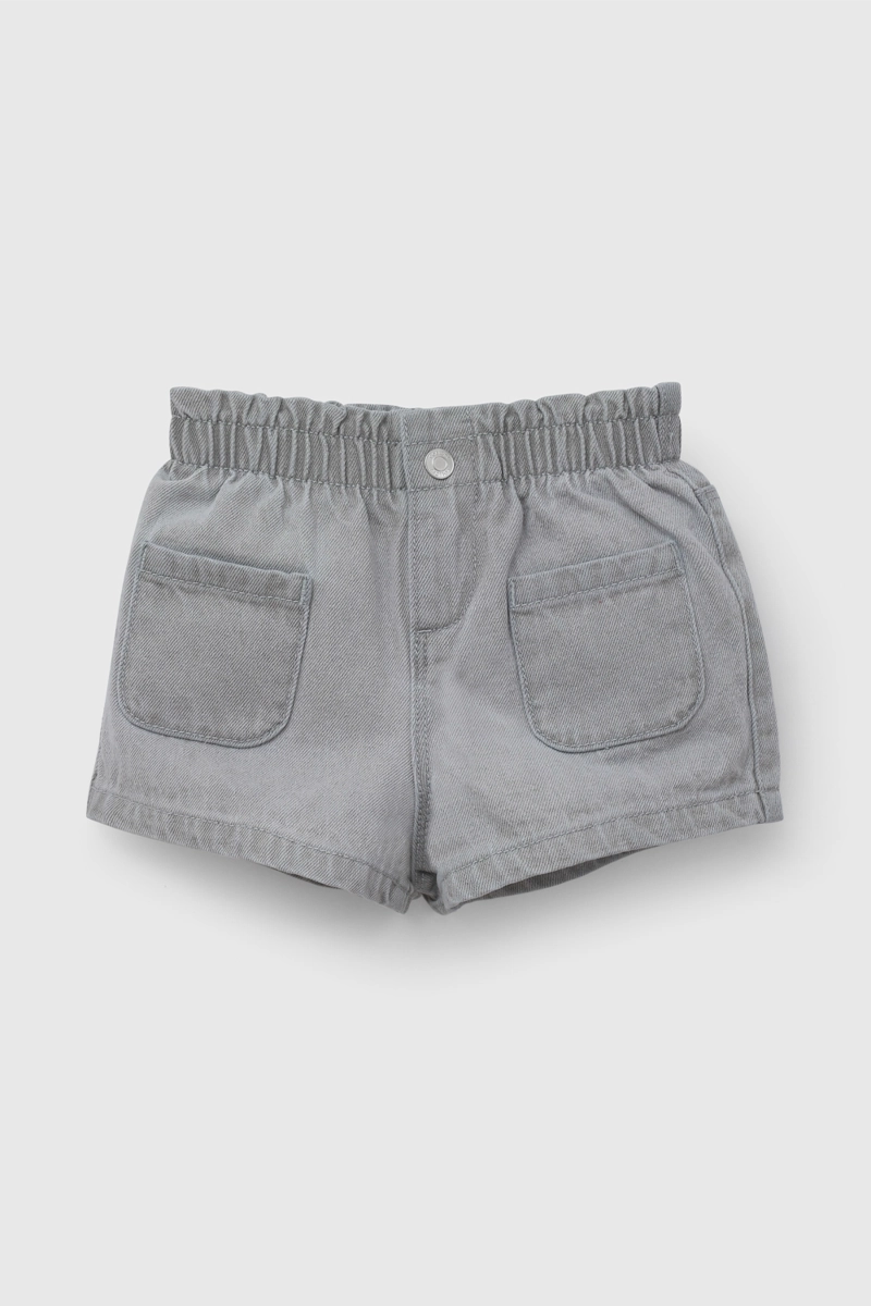 SHORT NEGRO DE NIÑA INFANTIL TALLA 3/6 M A 24M/36 M - 1