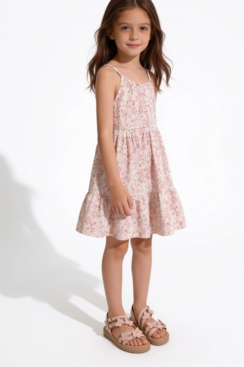 SANDALIA NIÑA 58084 ROSADO COLLOKY - 2