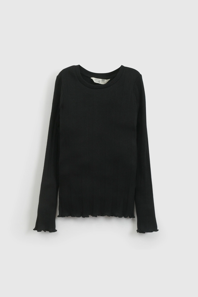 POLERA NIÑA 57308 NEGRO COLLOKY - 1