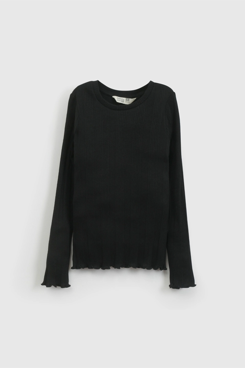 POLERA NIÑA 57308 NEGRO COLLOKY - 1