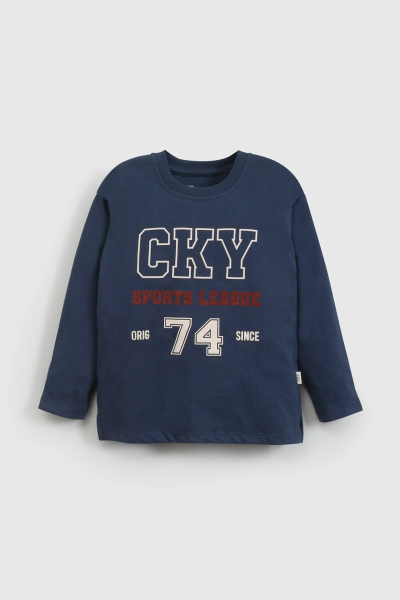 POLERA NIÑO 57313 AZUL COLLOKY - 1