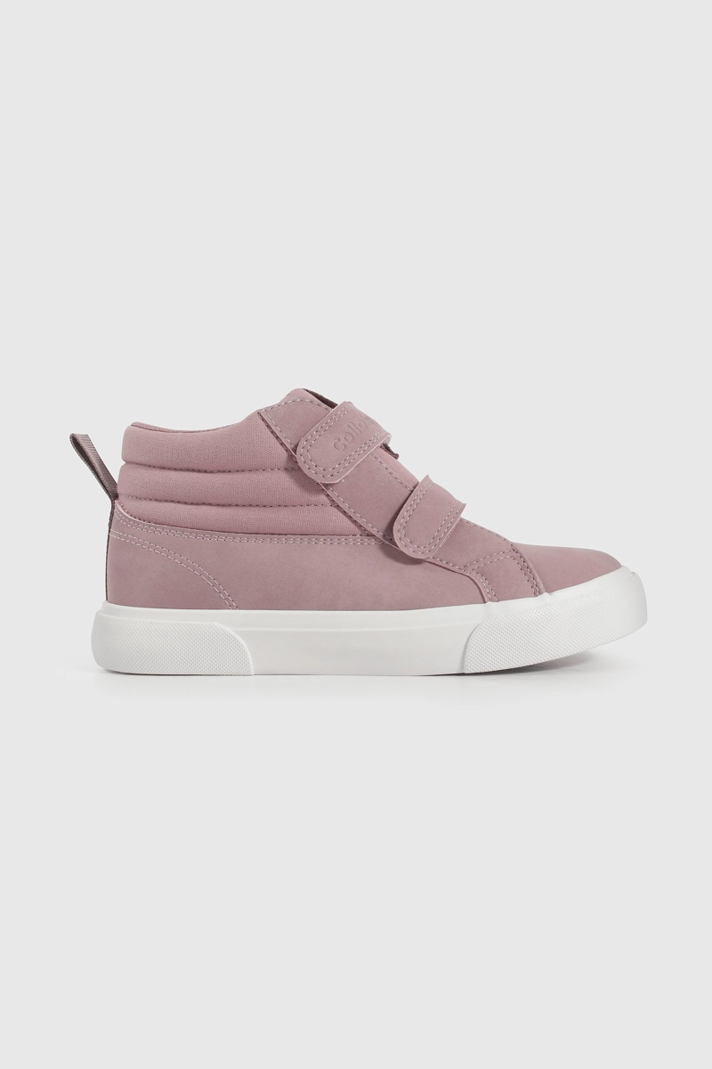 ZAPATILLA LIFESTYLE DE NIÑA MORADO CAÑA MEDIA CON VELCRO - 2