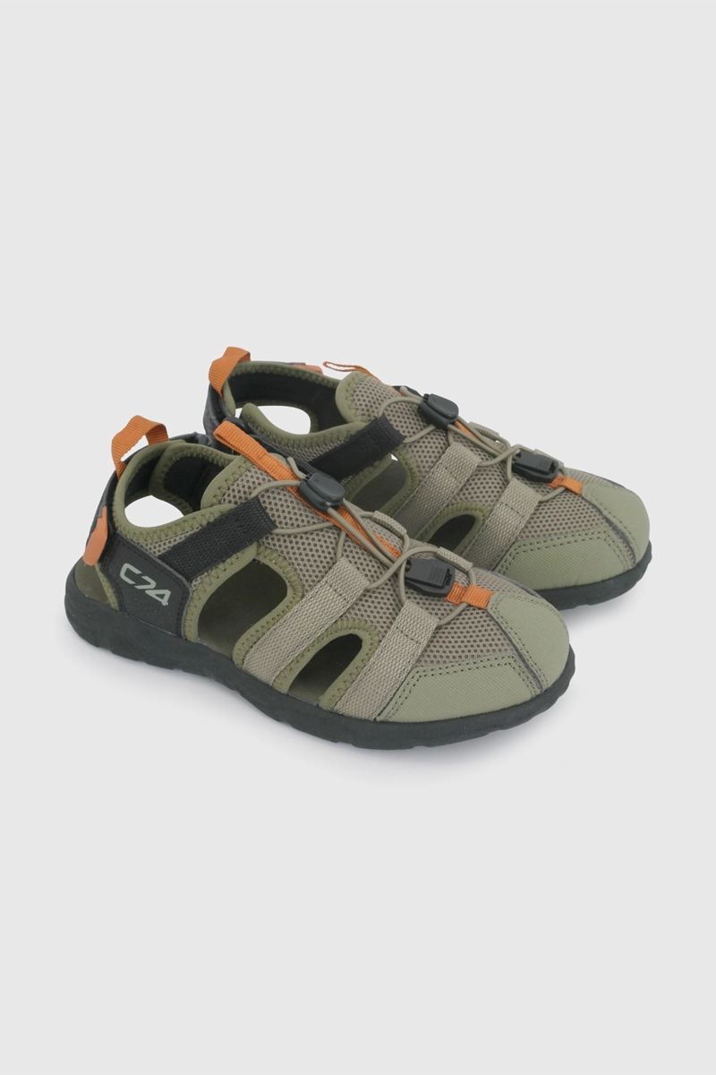 SANDALIA OUTDOOR VERDE DE NIÑO TALLA 28 A 38 - 1