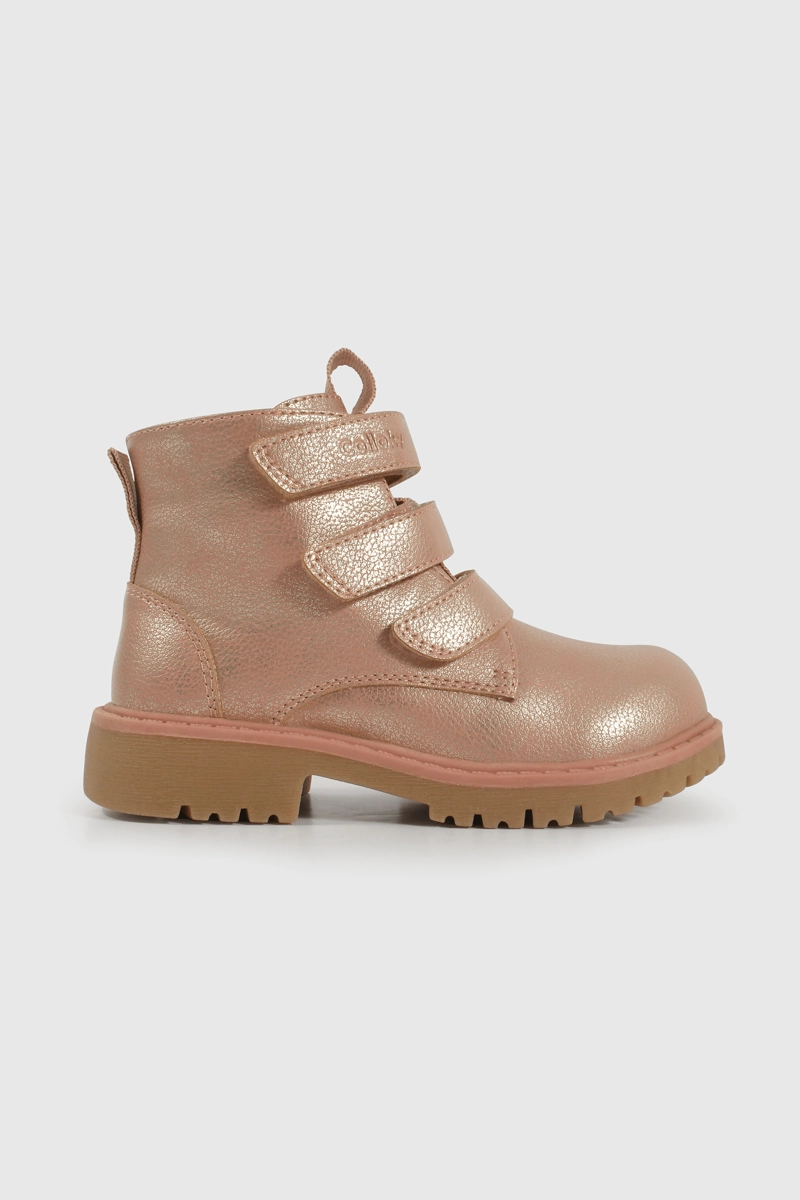 BOTIN CAMINANTE CAÑA MEDIA ROSADO PARA NIÑA DE 12M A 4 AÑOS - 2