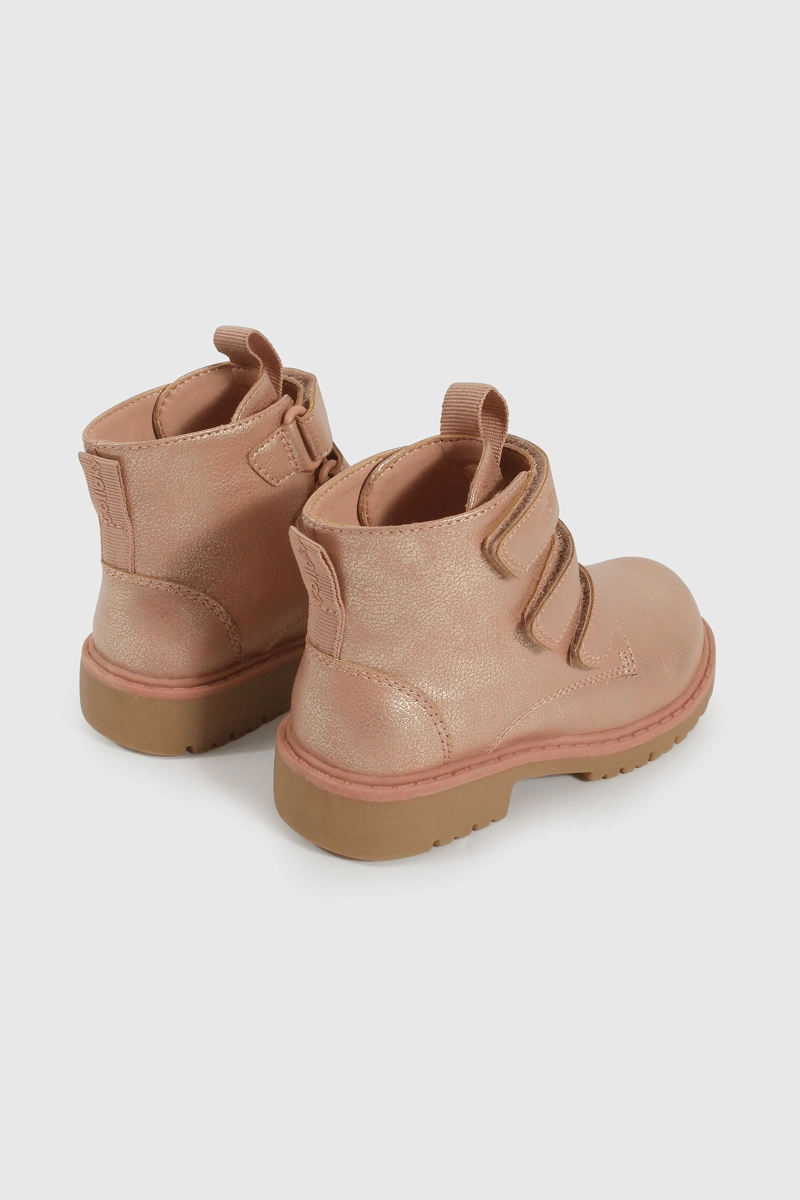 BOTIN CAMINANTE CAÑA MEDIA ROSADO PARA NIÑA DE 12M A 4 AÑOS - 5