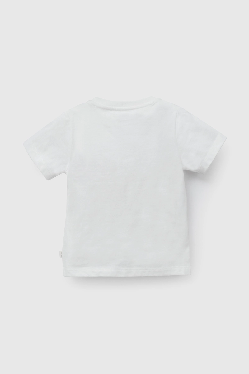 POLERA BLANCA SUMMER LOVE DE NIÑO INFANTIL TALLA 3/6 M A 24M/36 M - 2