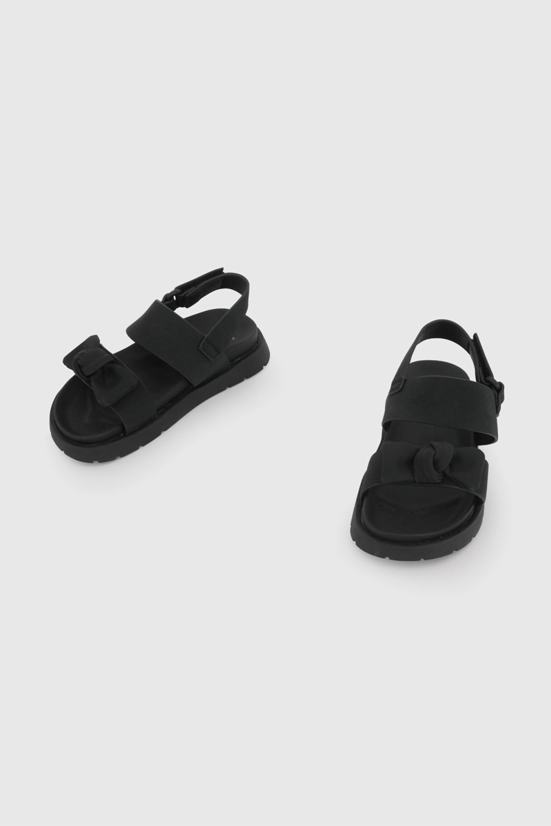 SANDALIA DE VESTIR NEGRA DE CAMINANTE TALLA 21 A 27 - 4