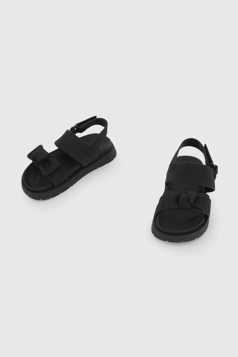 SANDALIA DE VESTIR NEGRA DE CAMINANTE TALLA 21 A 27 - 4