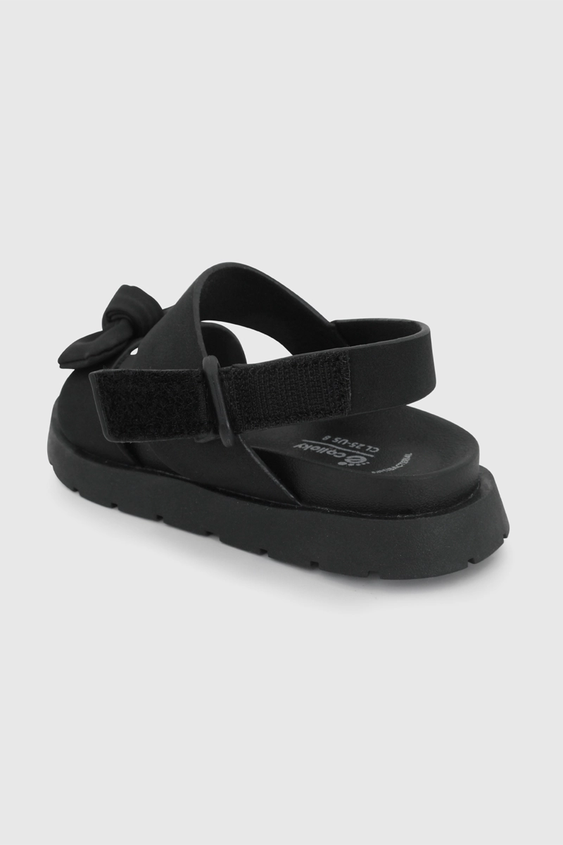 SANDALIA DE VESTIR NEGRA DE CAMINANTE TALLA 21 A 27 - 6