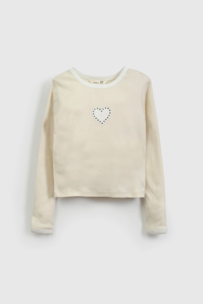 POLERA NIÑA 57293 BEIGE COLLOKY - 1