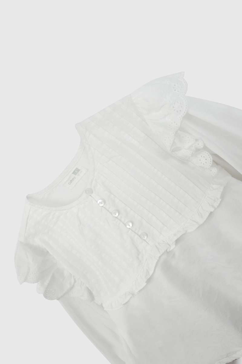 BLUSA NIÑA 57224 BLANCO COLLOKY - 3