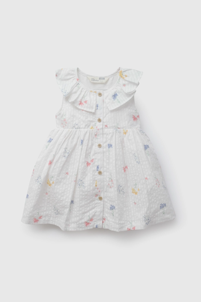 VESTIDO NIÑA 58259 BLANCO COLLOKY - 1