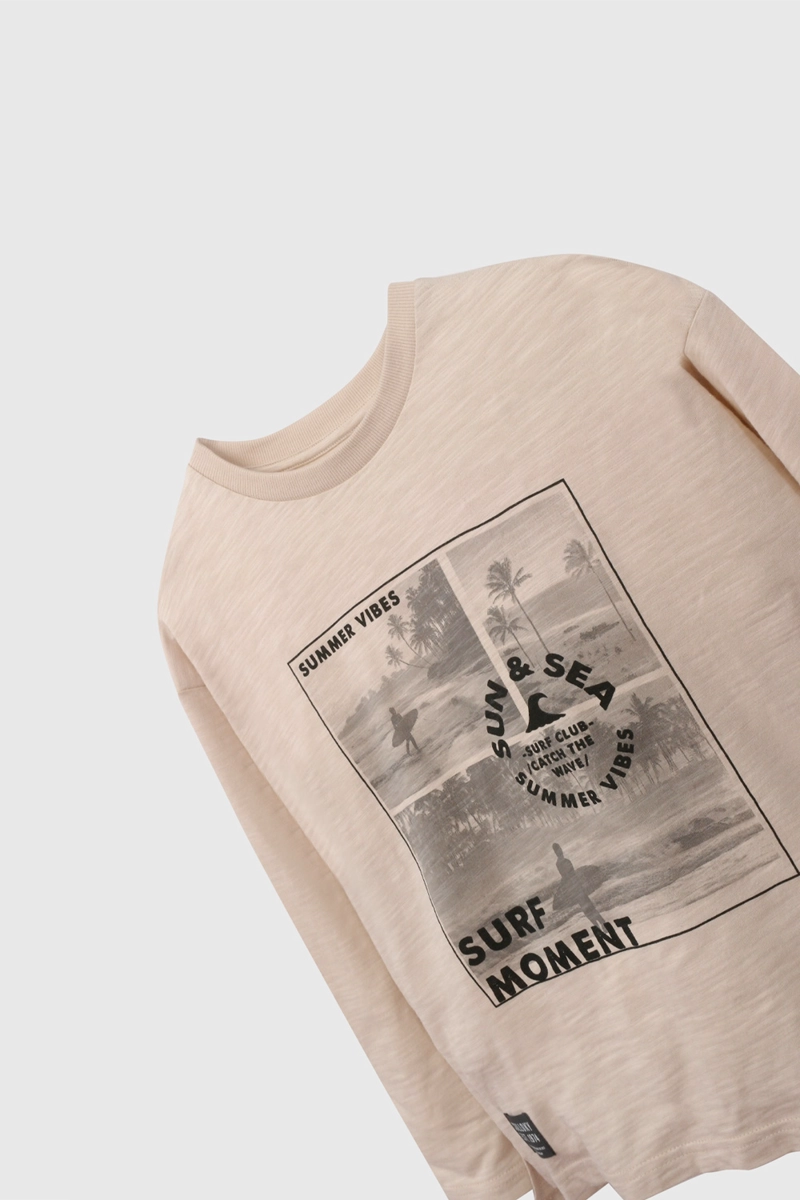 POLERA NIÑO 57648 BEIGE COLLOKY - 4