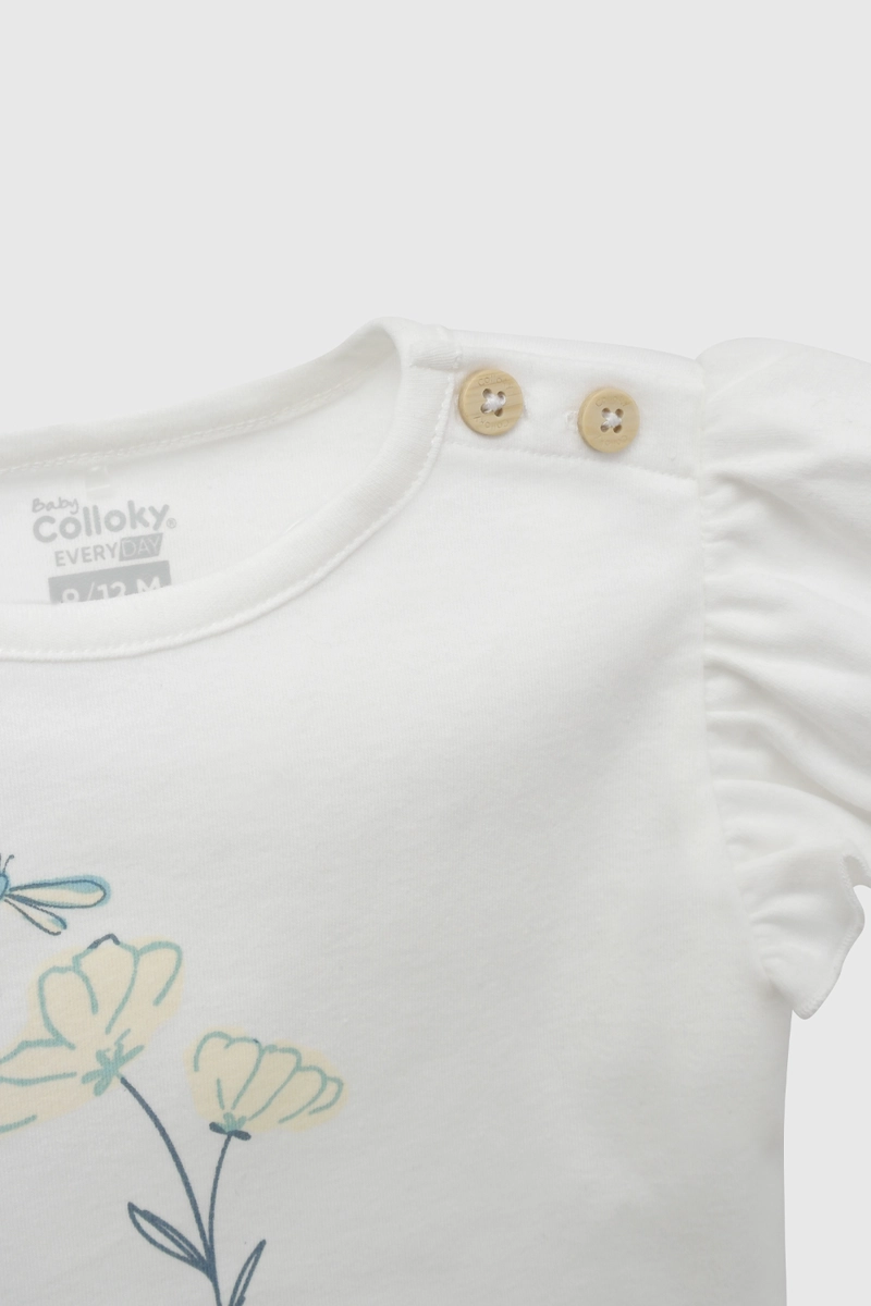 CONJUNTO 3 PIEZAS NIÑA  BLANCO COLLOKY - 5