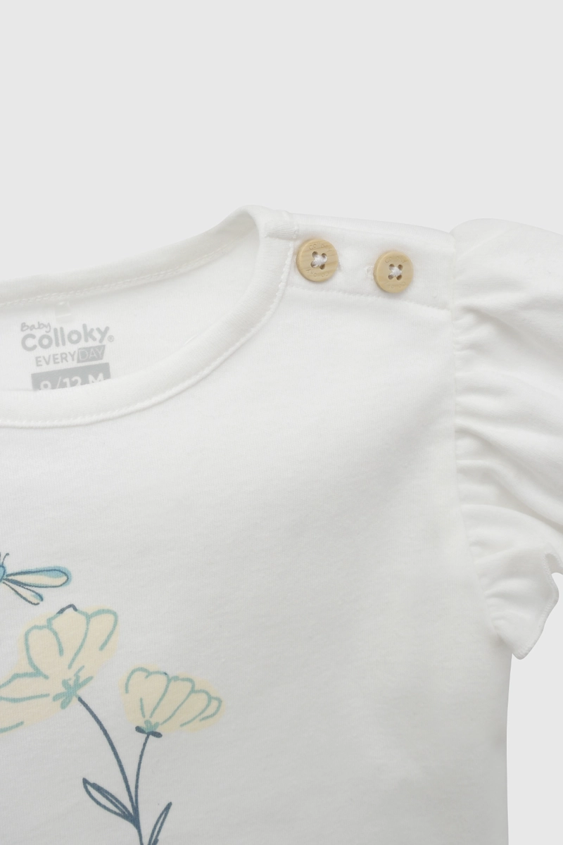CONJUNTO 3 PIEZAS NIÑA  BLANCO COLLOKY - 5
