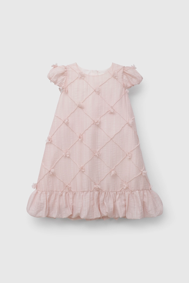 VESTIDO NIÑA  ROSADO COLLOKY - 1