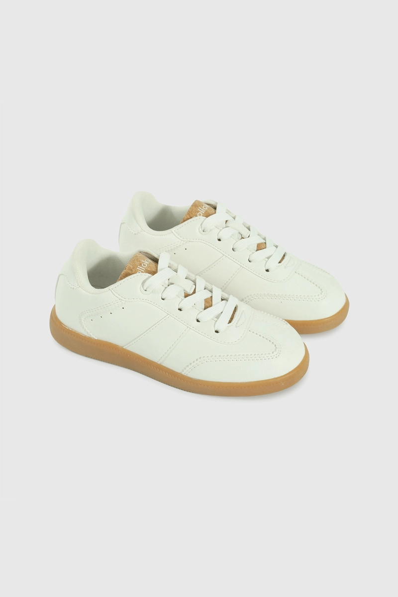 ZAPATILLA LIFESTYLE DE UNISEX BLANCO CAÑA BAJA CON CORDON - 1