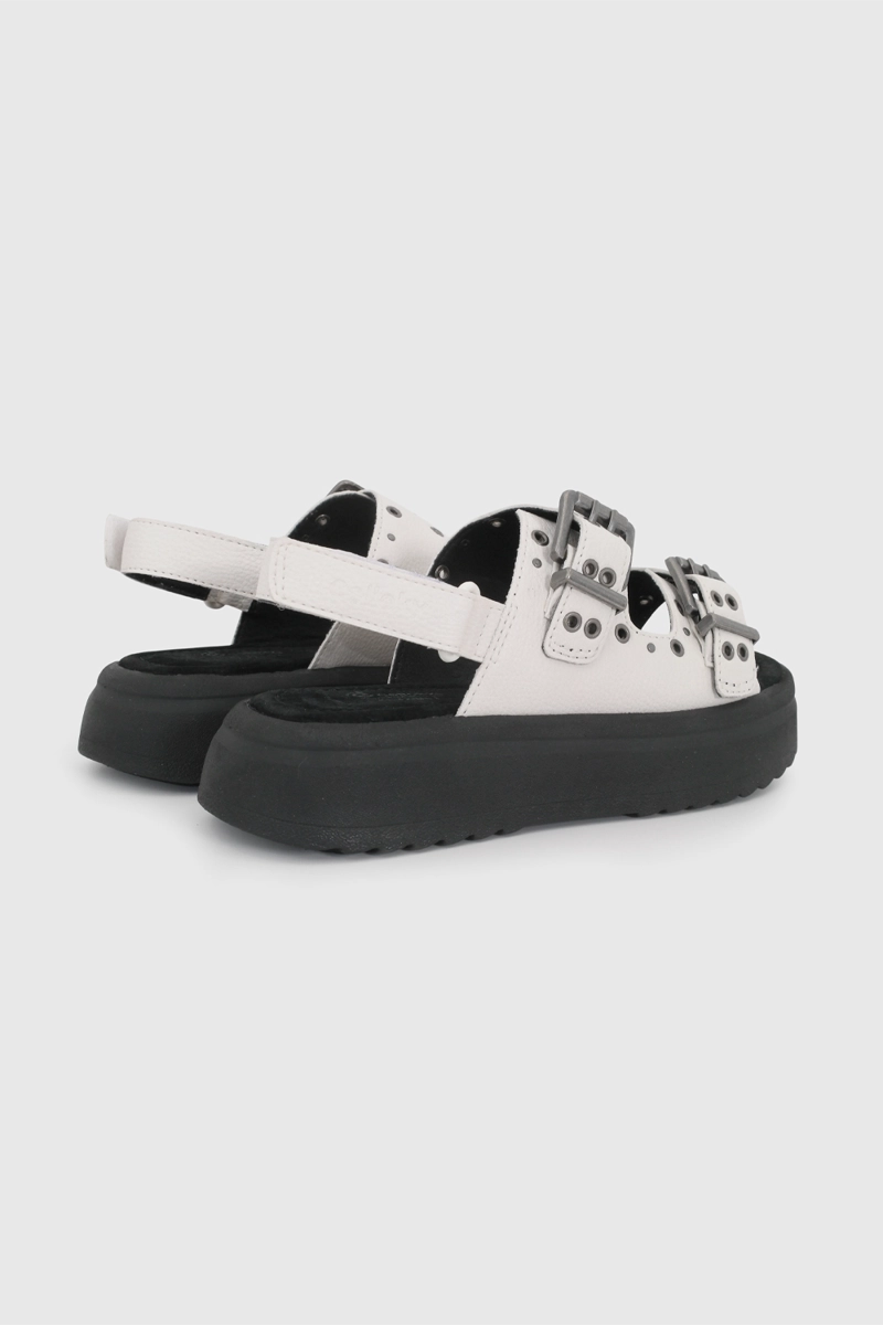 SANDALIA BLANCA CON PLATAFORMA Y TACHAS DE NIÑO TALLA 28 A 38 - 5