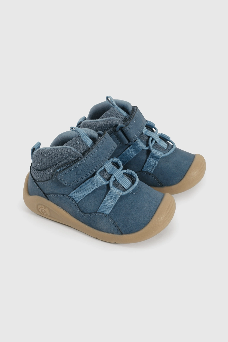 BOTIN PRIMEROS PASOS CAÑA MEDIA PARA NIÑO AZUL - 1