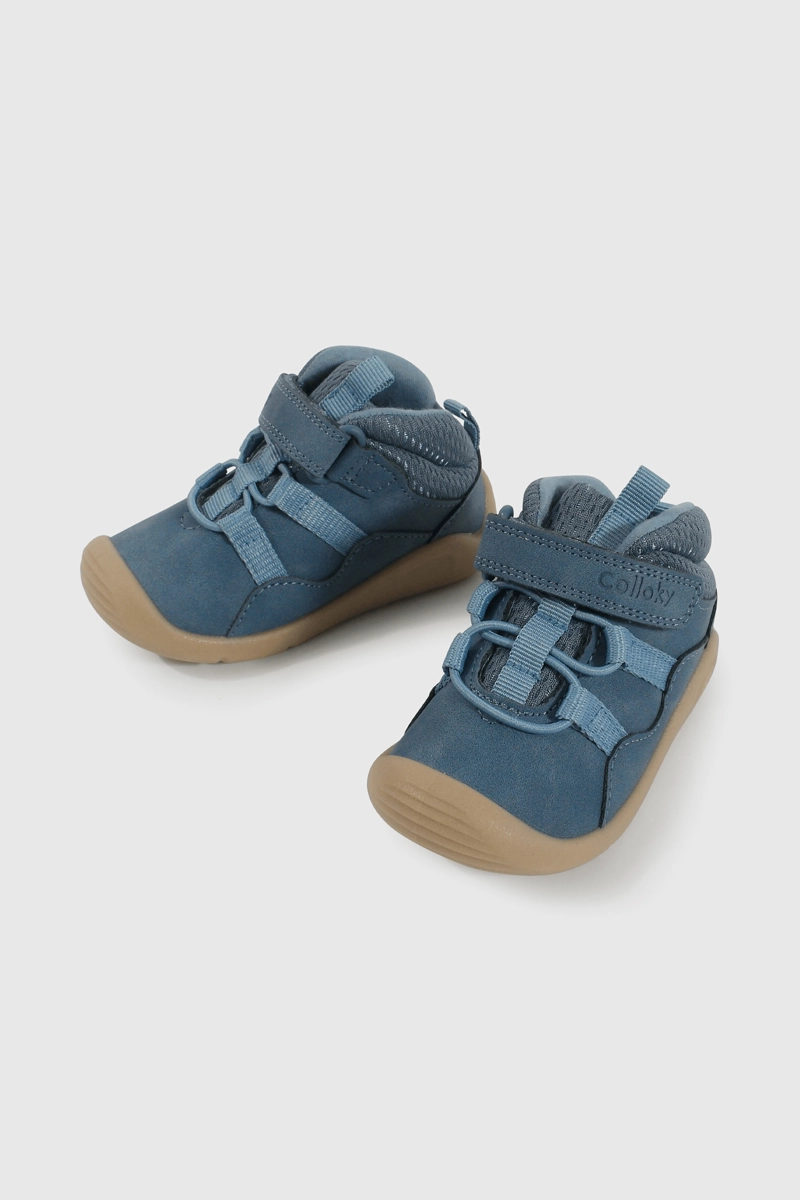 BOTIN PRIMEROS PASOS CAÑA MEDIA PARA NIÑO AZUL - 4