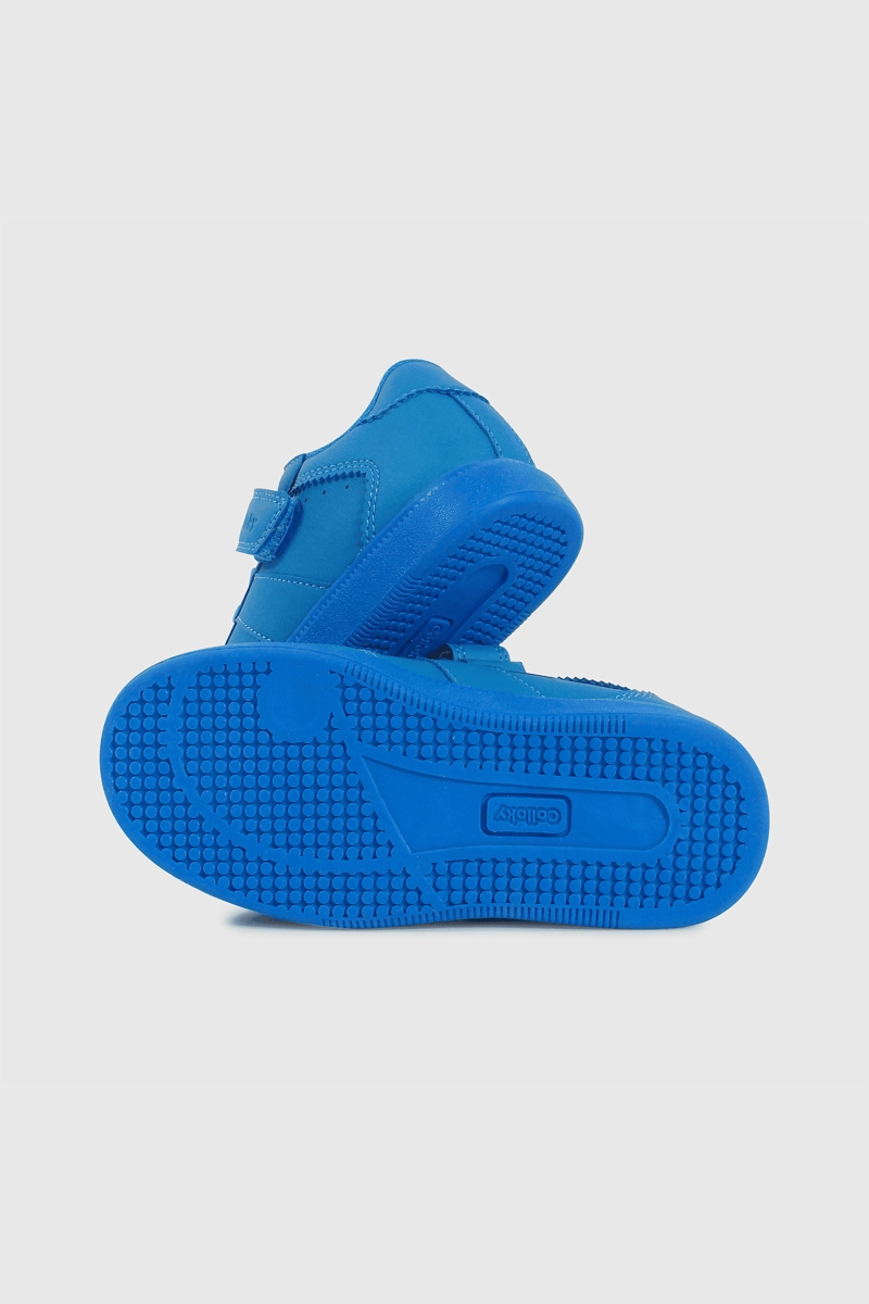 ZAPATILLA CAMINANTE LIFESTYLE DE NIÑO AZUL CAÑA BAJA - 3